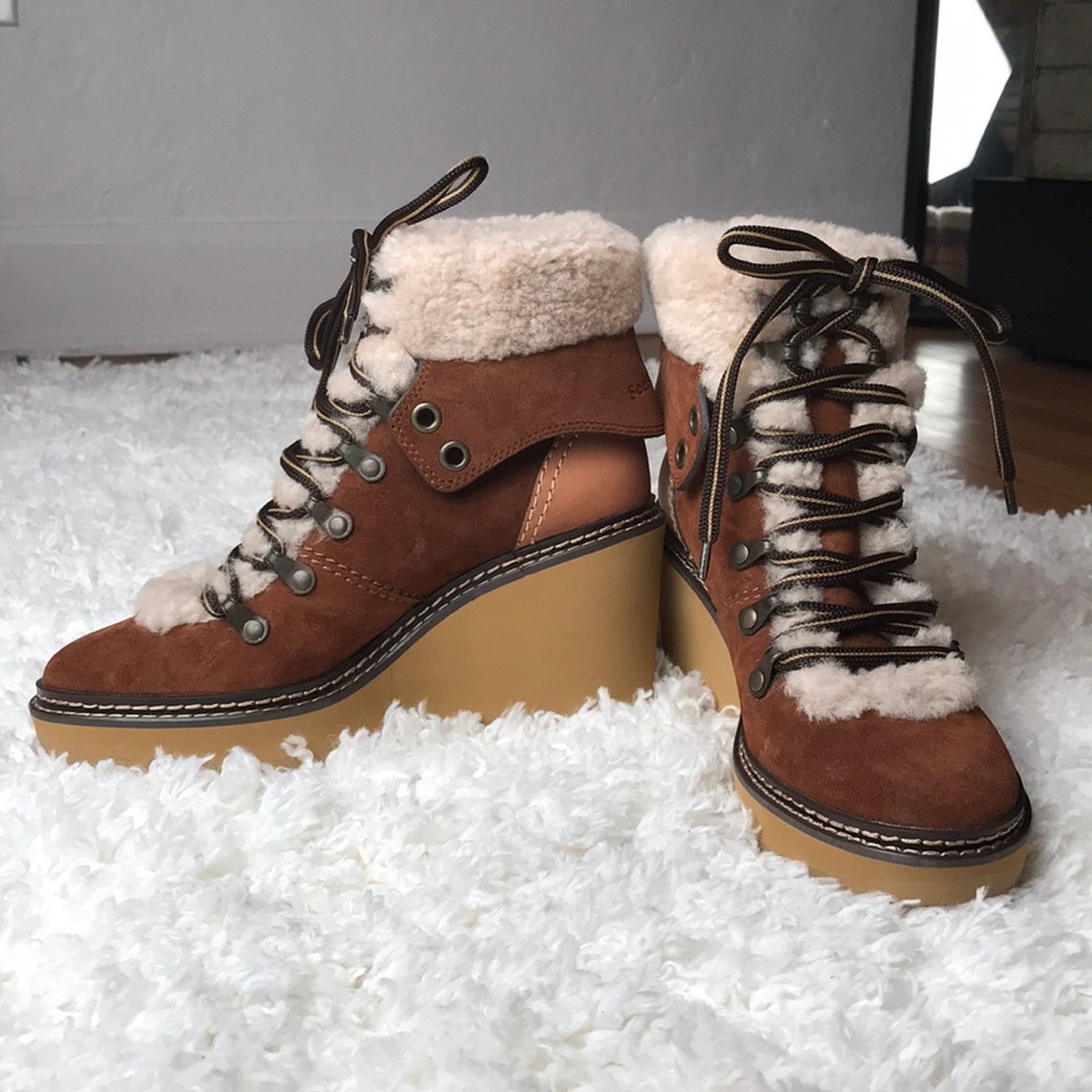 See By Chloé Eileen Shearling Hiking Boot